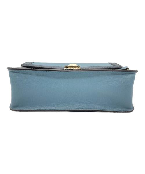 FURLA（フルラ）FURLA (フルラ) チェーンショルダーバッグ ブルーの古着・服飾アイテム