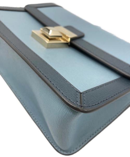 FURLA（フルラ）FURLA (フルラ) チェーンショルダーバッグ ブルーの古着・服飾アイテム