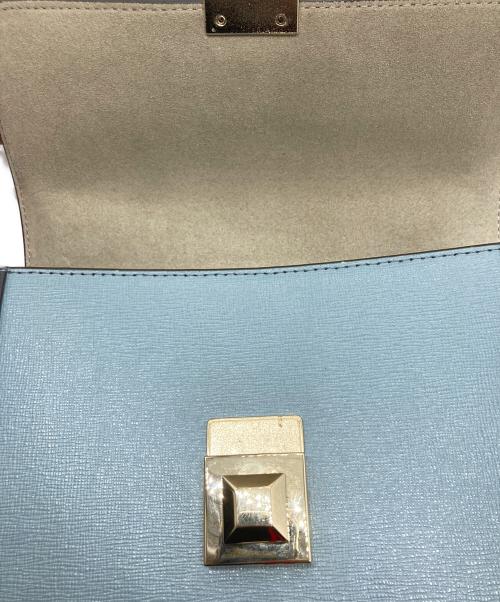 FURLA（フルラ）FURLA (フルラ) チェーンショルダーバッグ ブルーの古着・服飾アイテム