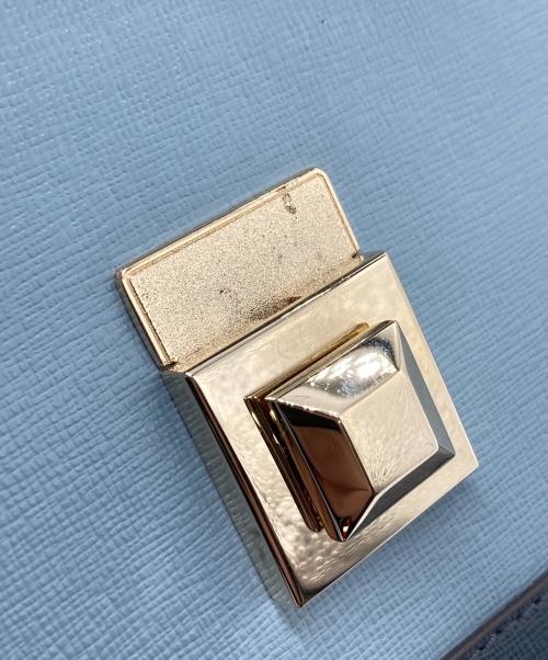 FURLA（フルラ）FURLA (フルラ) チェーンショルダーバッグ ブルーの古着・服飾アイテム