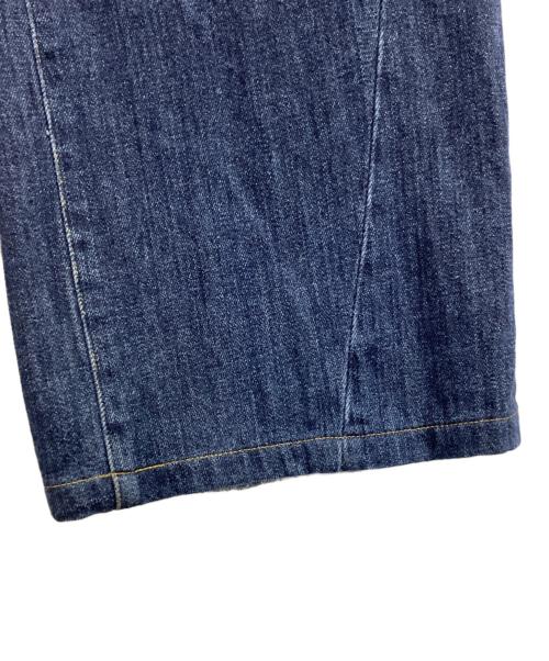 soduk（スドーク）soduk (スドーク) 23SS タック ワイドデニム パンツ インディゴ サイズ:Mの古着・服飾アイテム