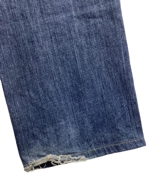 soduk（スドーク）soduk (スドーク) 23SS タック ワイドデニム パンツ インディゴ サイズ:Mの古着・服飾アイテム
