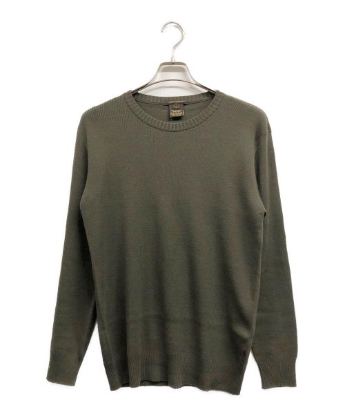 LOUIS VUITTON（ルイ ヴィトン）LOUIS VUITTON (ルイ ヴィトン) メリノウールクルーネックニット カーキ サイズ:Lの古着・服飾アイテム