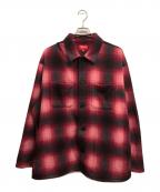 SUPREMEシュプリーム）の古着「20FW Shadow Plaid Fleece Shirt」｜レッド