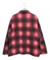 Supreme (シュプリーム) 20FW Shadow Plaid Fleece Shirt レッド サイズ:XL：18000円