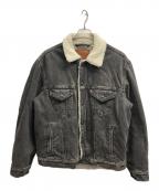 LEVI'Sリーバイス）の古着「VTG FIT SHERPA TRUCKER JACKET/LEVI'S」｜ブラック