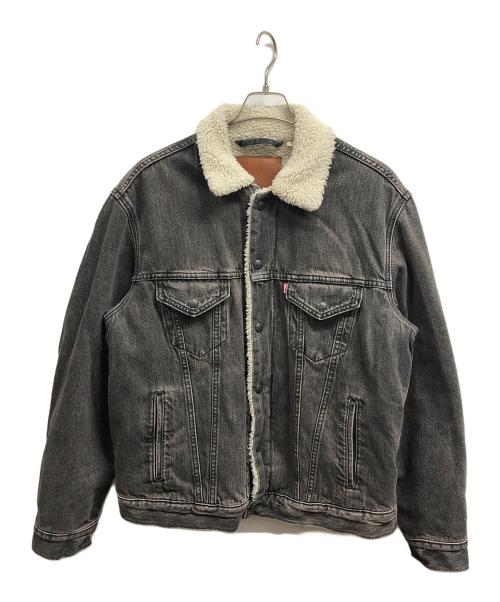 LEVI'S（リーバイス）LEVI'S (リーバイス) VTG FIT SHERPA TRUCKER JACKET/LEVI'S  ブラック サイズ:Mの古着・服飾アイテム