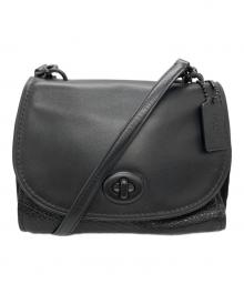 COACH（コーチ）の古着「2WAY ショルダーバッグ フェイ キャリーオール」｜ブラック