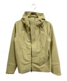 DESCENTE（デサント）の古着「フーデッドジャケット」｜イエロー