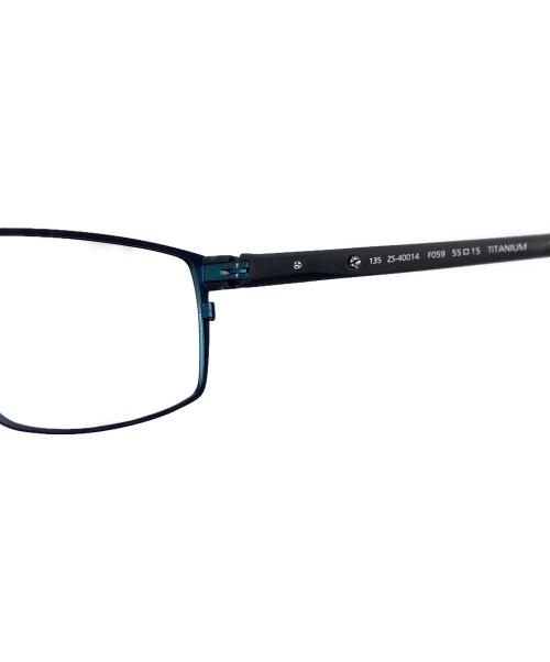 ZEISS EYEWEAR（ツァイス・アイウェア）ZEISS EYEWEAR (ツァイス・アイウェア) 眼鏡フレーム ネイビーの古着・服飾アイテム