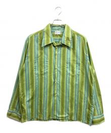 TOWN CRAFT（タウンクラフト）の古着「60～70ｓヴィンテージ長袖シャツ」｜グリーン