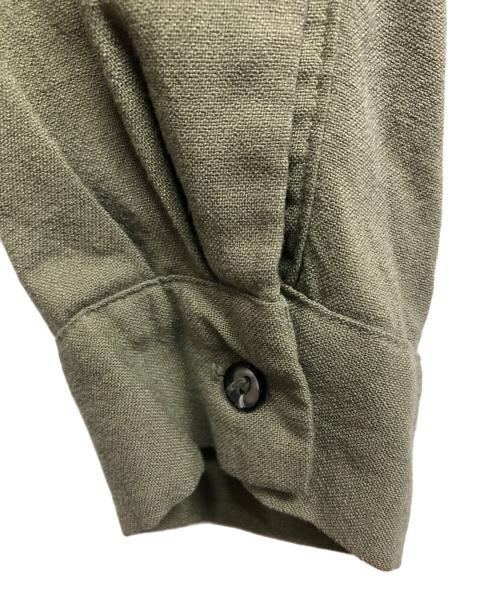 Davinci（ダヴィンチ）Davinci (ダヴィンチ) ヴィンテージオープンカラーシャツ カーキ サイズ:FREEの古着・服飾アイテム