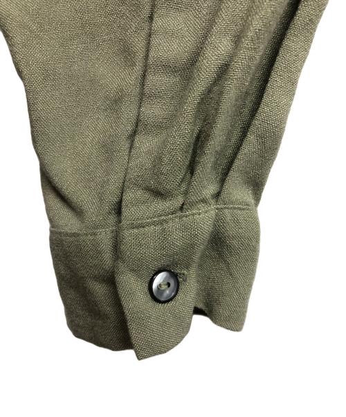 Davinci（ダヴィンチ）Davinci (ダヴィンチ) ヴィンテージオープンカラーシャツ カーキ サイズ:FREEの古着・服飾アイテム