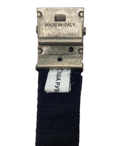 Gosha Rubchinskiy（ゴーシャラブチンスキー）Gosha Rubchinskiy (ゴーシャラブチンスキー) 国旗ベルト ブラックの古着・服飾アイテム