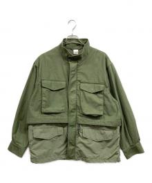 BEAMS（ビームス）の古着「レイヤード M65 ジャケット」｜グリーン
