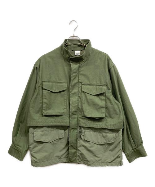BEAMS（ビームス）BEAMS (ビームス) レイヤード M65 ジャケット グリーン サイズ:Mの古着・服飾アイテム