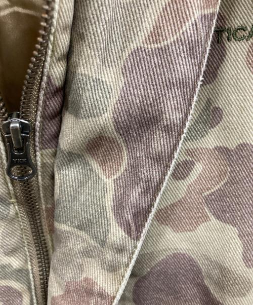 NAUTICA（ノーティカ）NAUTICA (ノーティカ) カモ柄ボンバージャケット カーキ サイズ:Lの古着・服飾アイテム