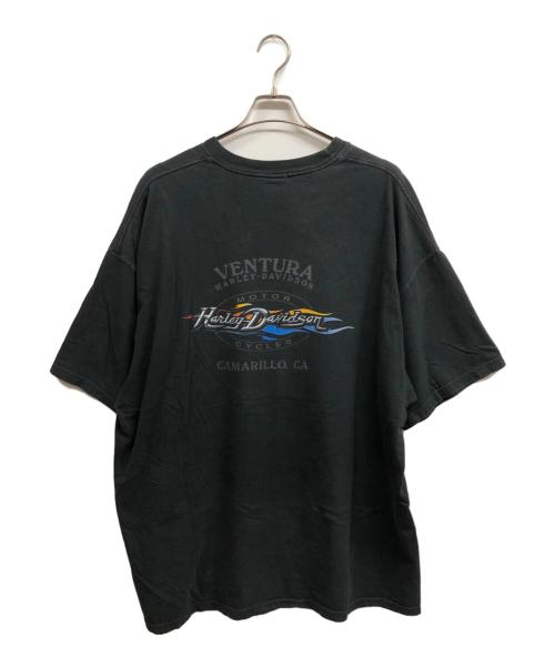 HARLEY-DAVIDSON（ハーレーダビッドソン）HARLEY-DAVIDSON (ハーレーダビッドソン) プリントTシャツ ブラック サイズ:3XLの古着・服飾アイテム