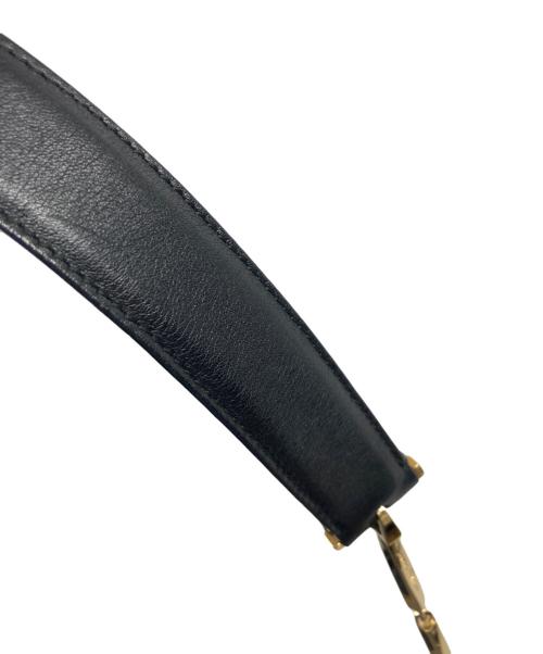 Salvatore Ferragamo（サルヴァトーレ フェラガモ）Salvatore Ferragamo (サルヴァトーレ フェラガモ) レザーワンハンドバッグ ブラックの古着・服飾アイテム