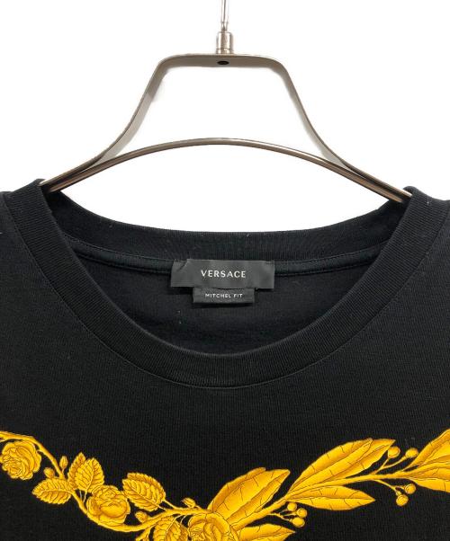 VERSACE（ヴェルサーチェ）VERSACE (ヴェルサーチェ) バロックマスケラTシャツ ブラック サイズ:Lの古着・服飾アイテム