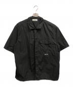 STONE ISLANDストーンアイランド）の古着「コットンポプリン オーバーシャツ」｜ブラック