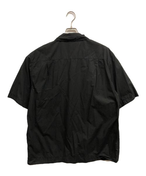 STONE ISLAND（ストーンアイランド）STONE ISLAND (ストーンアイランド) コットンポプリン オーバーシャツ ブラック サイズ:XXLの古着・服飾アイテム