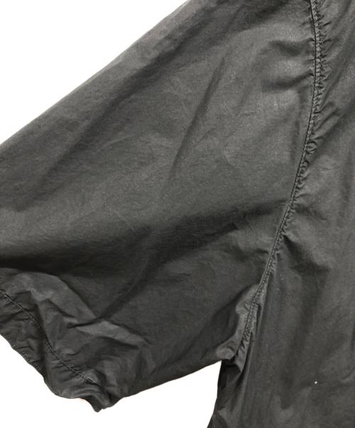 STONE ISLAND（ストーンアイランド）STONE ISLAND (ストーンアイランド) コットンポプリン オーバーシャツ ブラック サイズ:XXLの古着・服飾アイテム