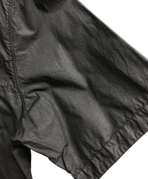 STONE ISLAND（ストーンアイランド）STONE ISLAND (ストーンアイランド) コットンポプリン オーバーシャツ ブラック サイズ:XXLの古着・服飾アイテム