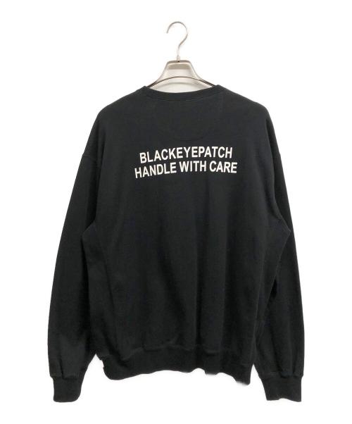 THE BLACK EYE PATCH（ブラックアイパッチ）THE BLACK EYE PATCH (ブラックアイパッチ) RICHARDSON HWC CREW SWEAT ブラック サイズ:XLの古着・服飾アイテム