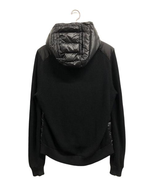 MONCLER（モンクレール）MONCLER (モンクレール) ニット切替ダウンジャケット ブラック サイズ:Lの古着・服飾アイテム