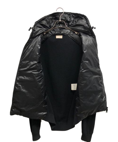 MONCLER（モンクレール）MONCLER (モンクレール) ニット切替ダウンジャケット ブラック サイズ:Lの古着・服飾アイテム