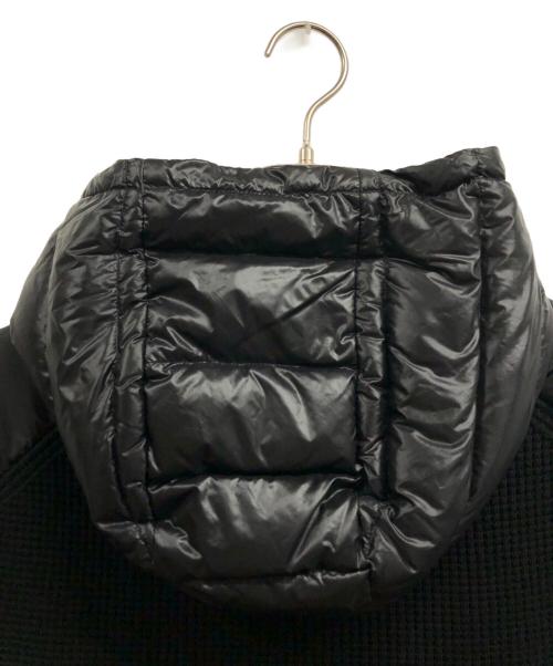 MONCLER（モンクレール）MONCLER (モンクレール) ニット切替ダウンジャケット ブラック サイズ:Lの古着・服飾アイテム