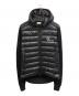 MONCLER（モンクレール）の古着「ニット切替ダウンジャケット」｜ブラック