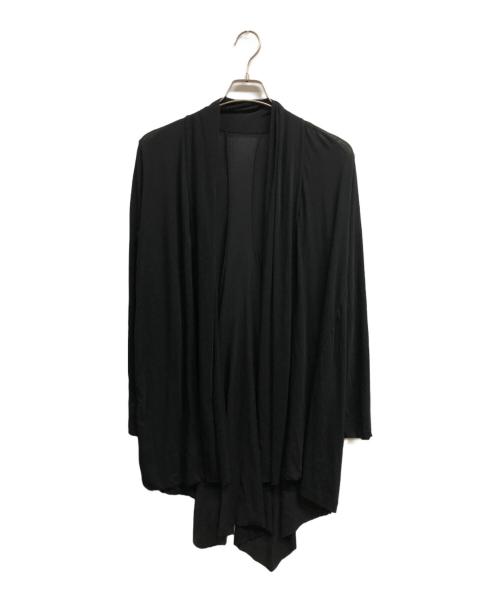 YOHJI YAMAMOTO（ヨウジヤマモト）YOHJI YAMAMOTO (ヨウジヤマモト) ドレープカーディガン ブラック サイズ:2の古着・服飾アイテム