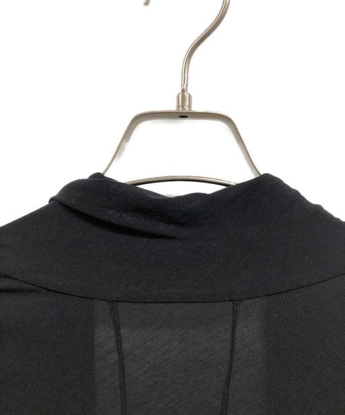 YOHJI YAMAMOTO（ヨウジヤマモト）YOHJI YAMAMOTO (ヨウジヤマモト) ドレープカーディガン ブラック サイズ:2の古着・服飾アイテム