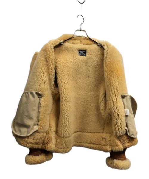 AVIREX（アヴィレックス）AVIREX (アヴィレックス) B-3 ムートンジャケット ブラウン サイズ:40の古着・服飾アイテム