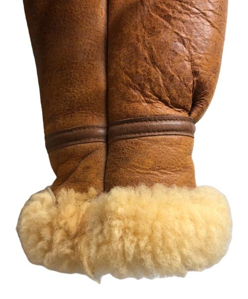 AVIREX（アヴィレックス）AVIREX (アヴィレックス) B-3 ムートンジャケット ブラウン サイズ:40の古着・服飾アイテム