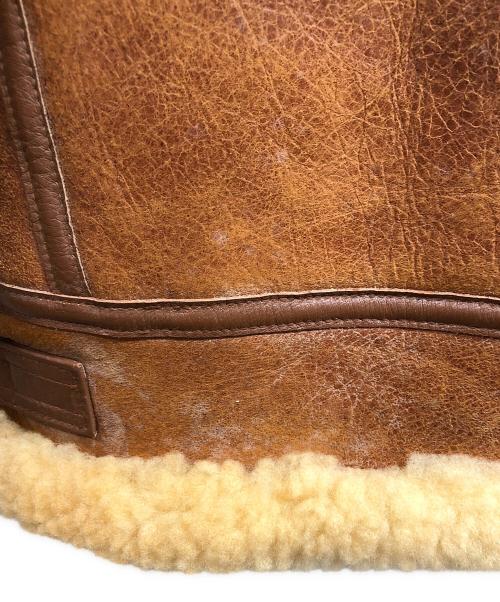 AVIREX（アヴィレックス）AVIREX (アヴィレックス) B-3 ムートンジャケット ブラウン サイズ:40の古着・服飾アイテム