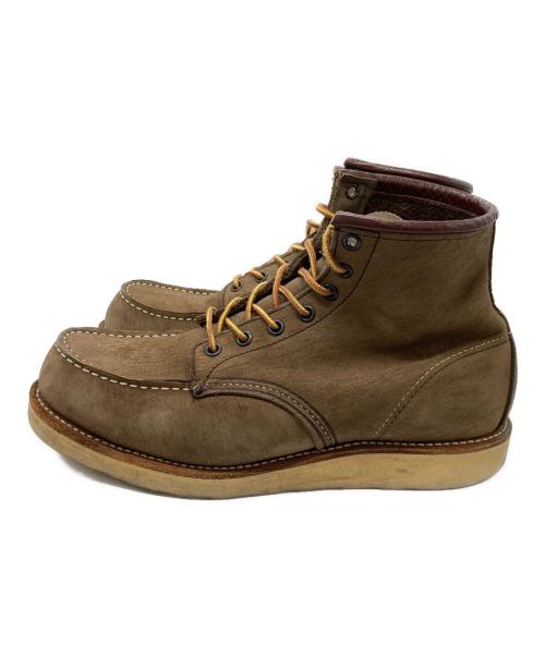 RED WING（レッドウィング）RED WING (レッドウィング) モックトゥブーツ ブラウン サイズ:8の古着・服飾アイテム