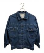 BEARDSLEYビアズリー）の古着「袖パフデニムジャケット」｜インディゴ