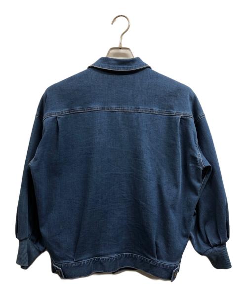 BEARDSLEY（ビアズリー）BEARDSLEY (ビアズリー) 袖パフデニムジャケット インディゴ サイズ:ＦＲＥＥの古着・服飾アイテム