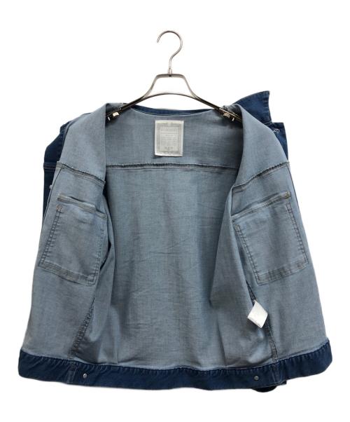 BEARDSLEY（ビアズリー）BEARDSLEY (ビアズリー) 袖パフデニムジャケット インディゴ サイズ:ＦＲＥＥの古着・服飾アイテム