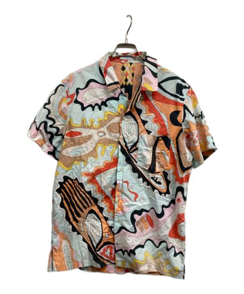 Emilio Pucci（エミリオ プッチ）Emilio Pucci (エミリオ プッチ) 半袖シャツ マルチカラー サイズ:Lの古着・服飾アイテム