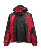 NIKEナイキ）の古着「JORDAN BRAND AS M J ESS WOVEN JACKET」｜ブラック×レッド