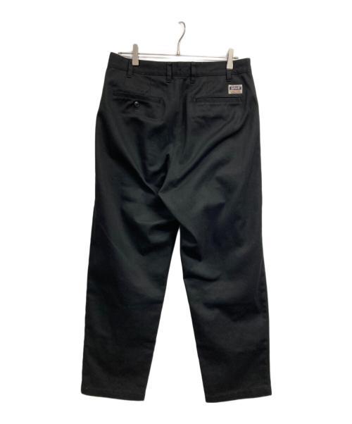 Schott（ショット）Schott (ショット) TC DOUBLE PLEATED WIDE PANTS ブラック サイズ:Lの古着・服飾アイテム