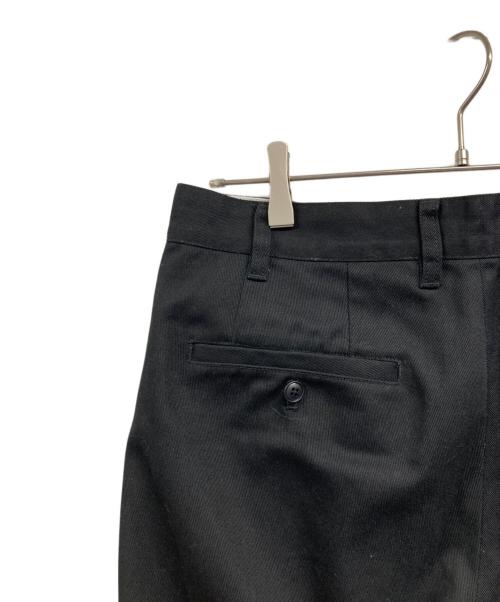 Schott（ショット）Schott (ショット) TC DOUBLE PLEATED WIDE PANTS ブラック サイズ:Lの古着・服飾アイテム