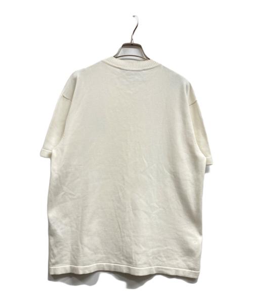 LOUIS VUITTON（ルイ ヴィトン）LOUIS VUITTON (ルイ ヴィトン) 23SS シグネチャーショートスリーブ ニット ホワイト サイズ:Sの古着・服飾アイテム