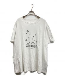 Maison Margiela（メゾンマルジェラ）の古着「23SS ナンバー ロゴ刺繍 半袖Tシャツ」｜ホワイト