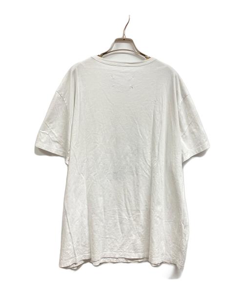 Maison Margiela（メゾンマルジェラ）Maison Margiela (メゾンマルジェラ) 23SS ナンバー ロゴ刺繍 半袖Tシャツ ホワイト サイズ:XXLの古着・服飾アイテム