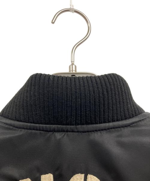VANSON（バンソン）VANSON (バンソン) MA-1 フライトジャケット ブラック サイズ:Mの古着・服飾アイテム